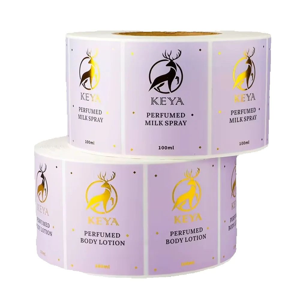 Sticker Label Roll - Özel Biyobozunur Şampuan Etiketleri | Kozmetik