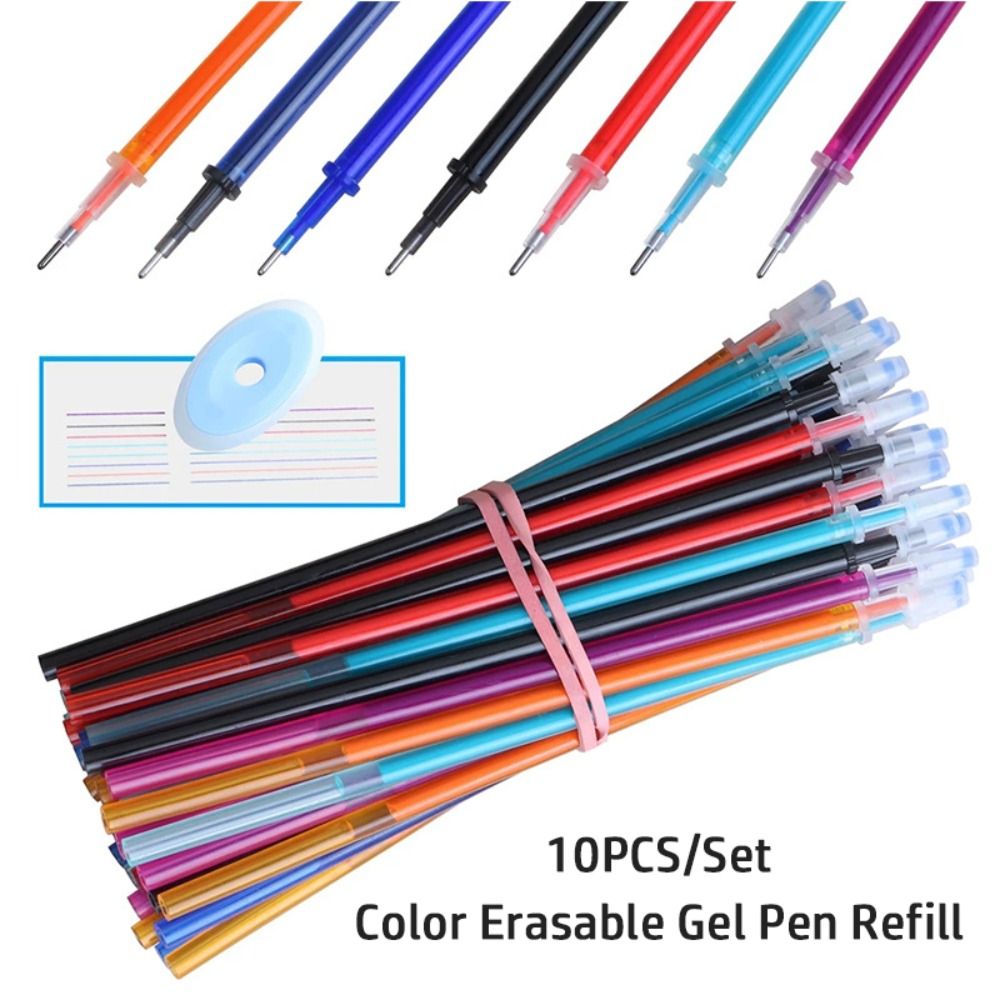 Gel Ink Pen Set - 10 adet/takım 0.5mm Renkli Mürekkep Jel