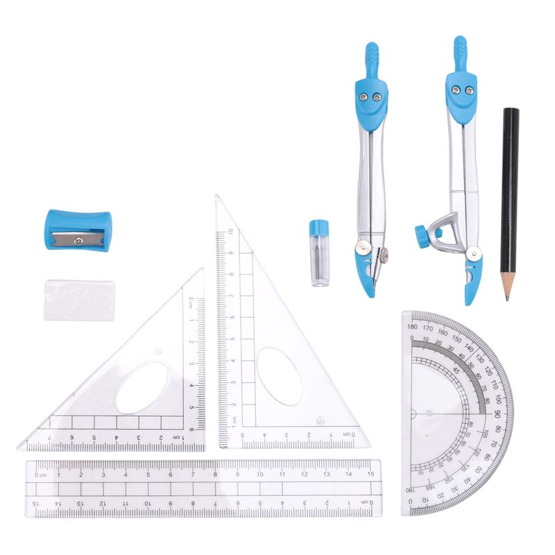 Compass Geometry Set - Üstün Geometri Pergel Seti 10 Parça