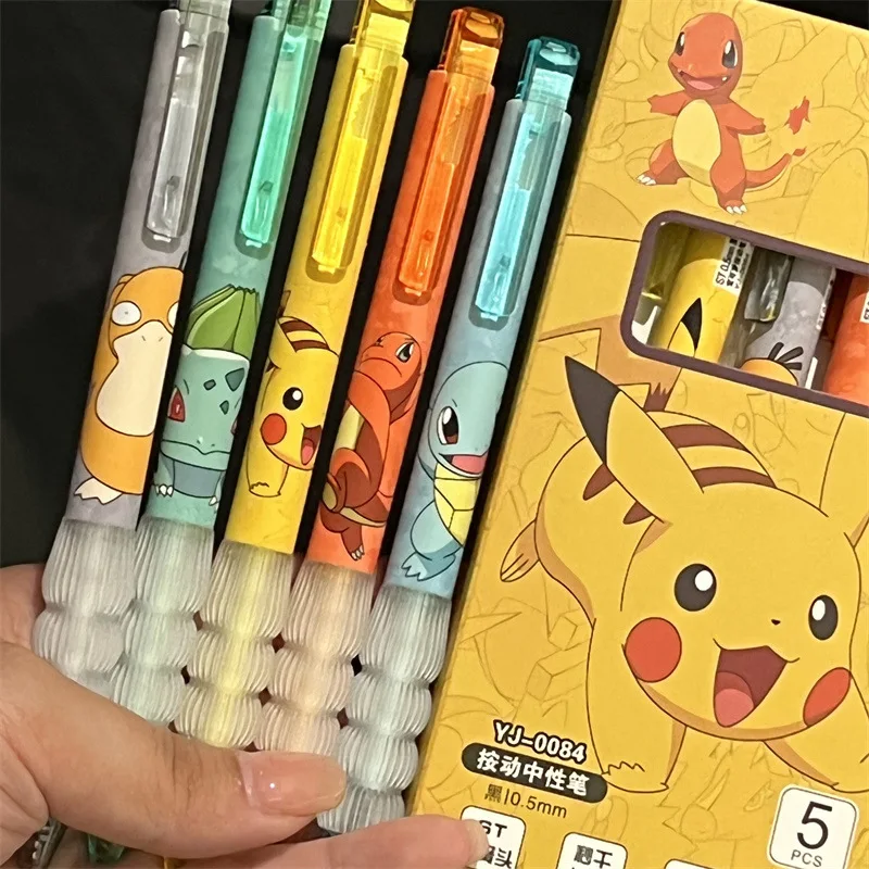 5 adet Pikachu Jel Kalem Seti  - Gel Ink Pen Set incelemesi ve fiyatı