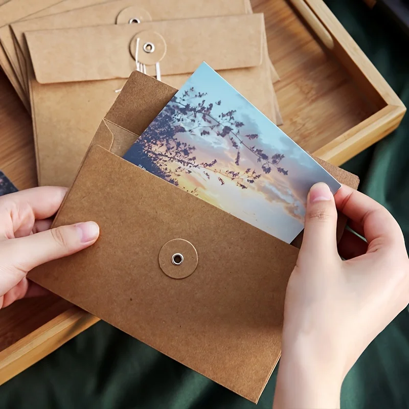 20'li Retro Tarz Kahverengi Kr - Letter Envelope Kraft incelemesi ve fiyatı