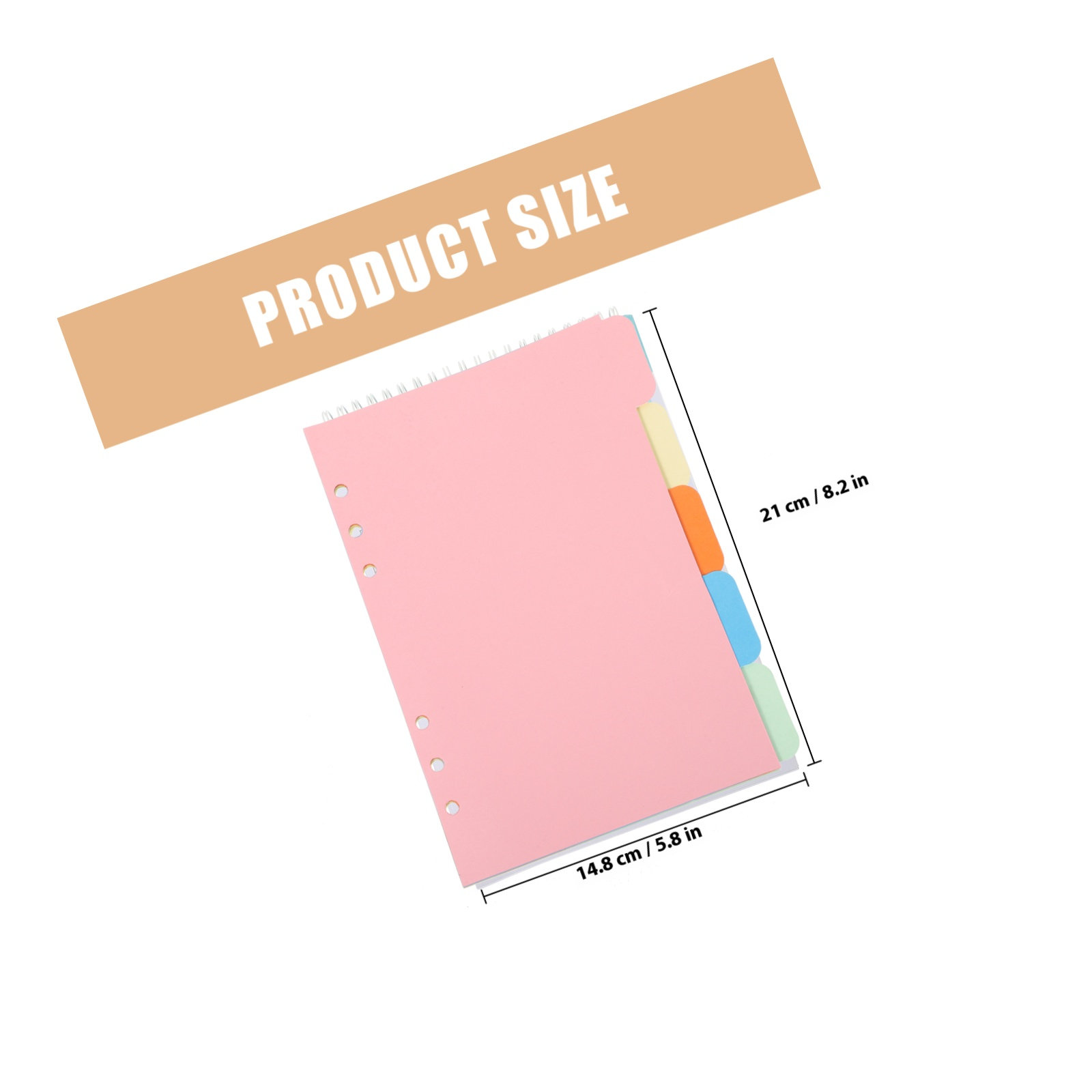 1 takım A5 Sekme Bölücüler İnd - Index Tab Divider incelemesi ve fiyatı