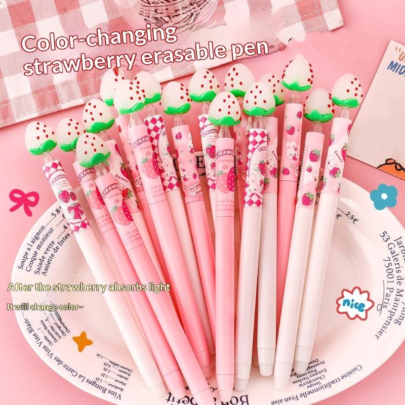 Çilek Tasarımlı Silinebilir Je - Gel Ink Pen Set incelemesi ve fiyatı