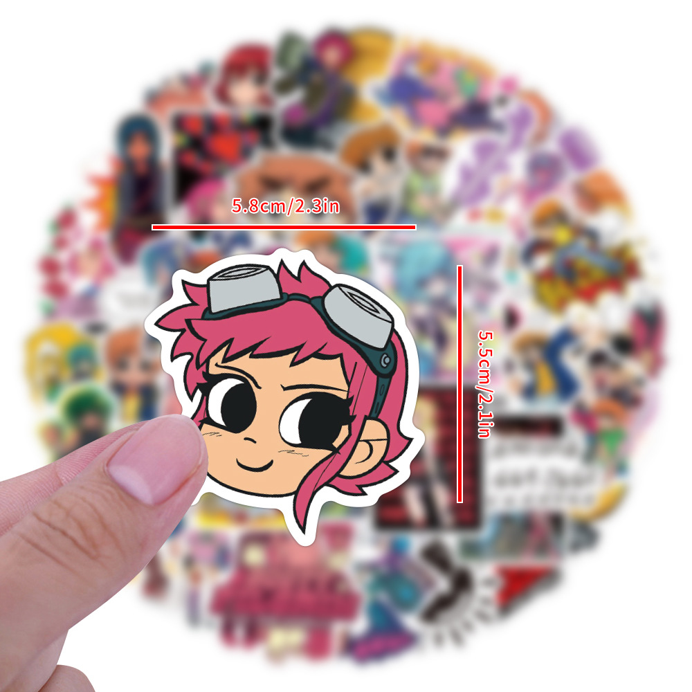55 adet Sevimli Scott Pilgrim  - Memo Pad Sticky incelemesi ve fiyatı