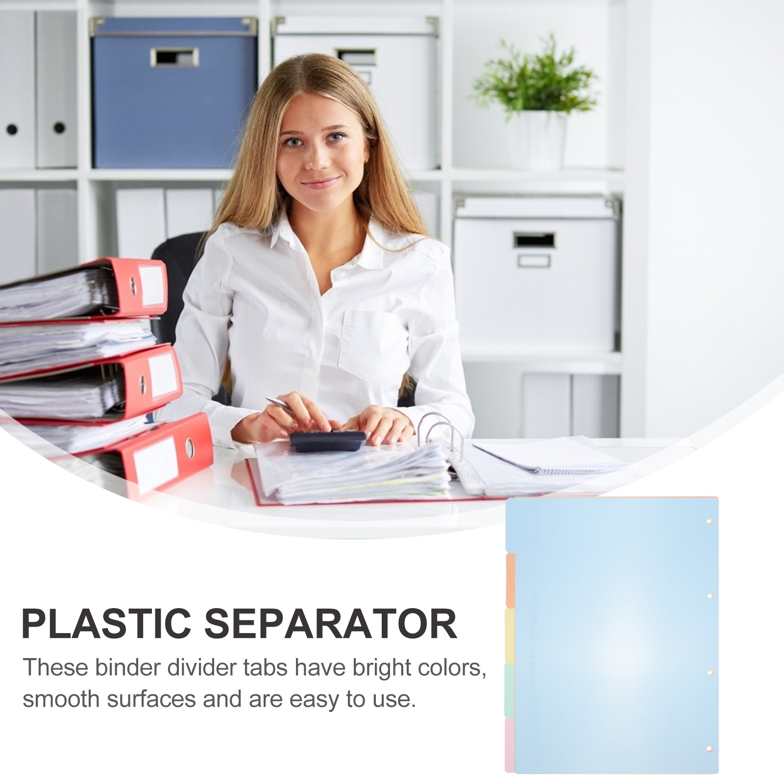 10 Adet Plastik Bölme Etiketi, - Index Tab Divider incelemesi ve fiyatı