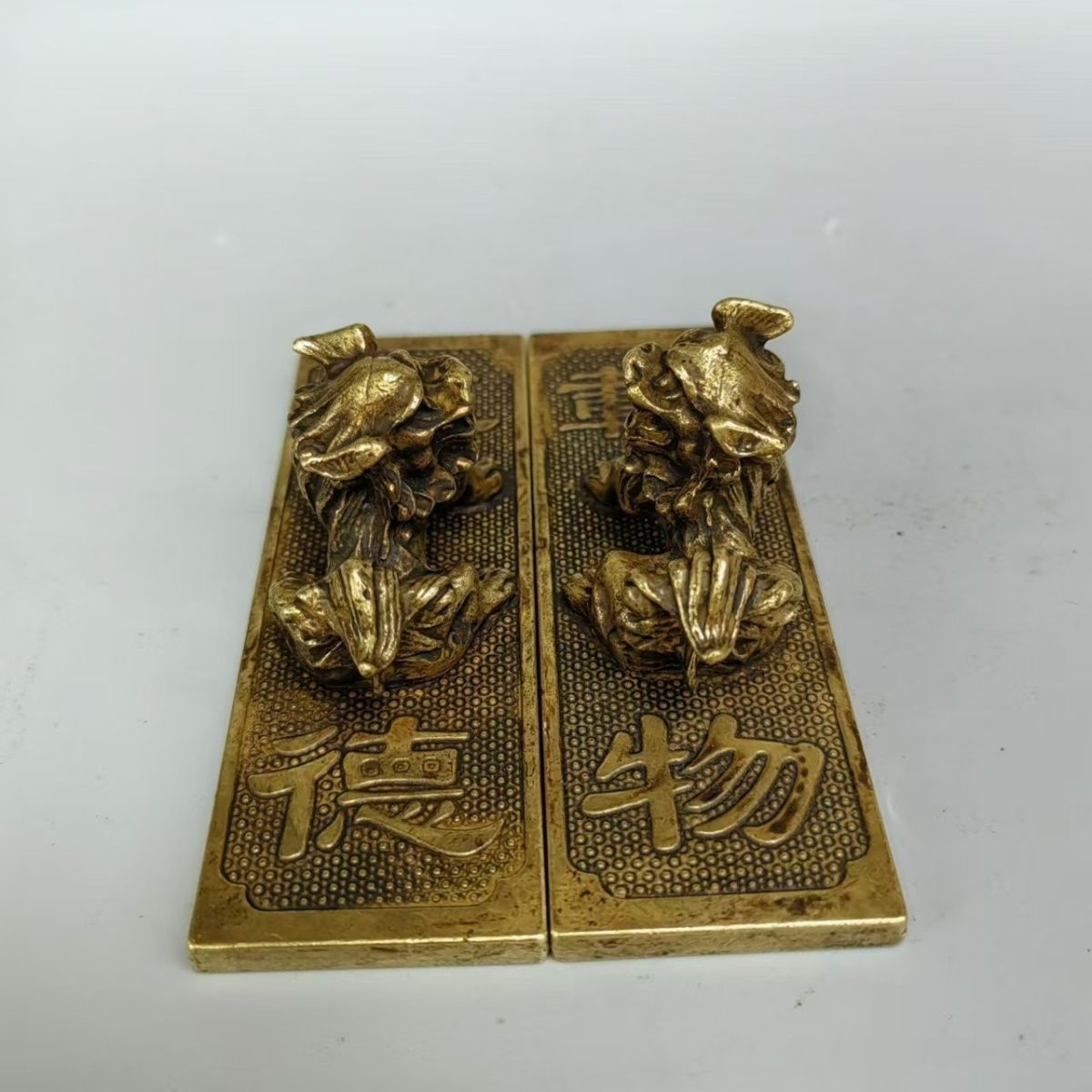 Çift Pirinç Kağıt Ağırlığı, As - Lion Stationery & Office Supply(Kunshan)Co.Ltd incelemesi ve fiyatı